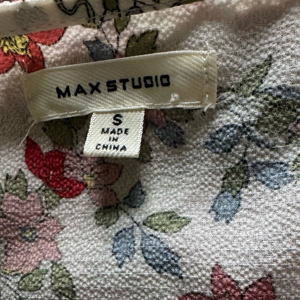 Max Studio Pink Flutter Sleeve Sundress - Picture 4 of 5